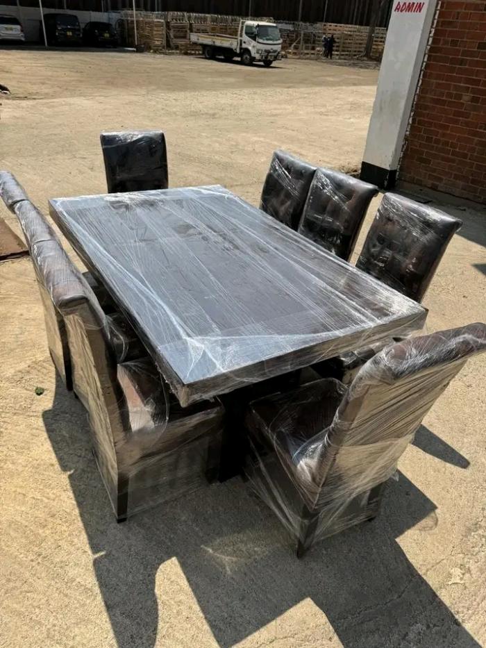 Luxury  8-Seater Dining Set with 8 Chairs