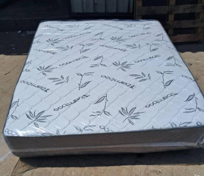 Double bed with pillow top